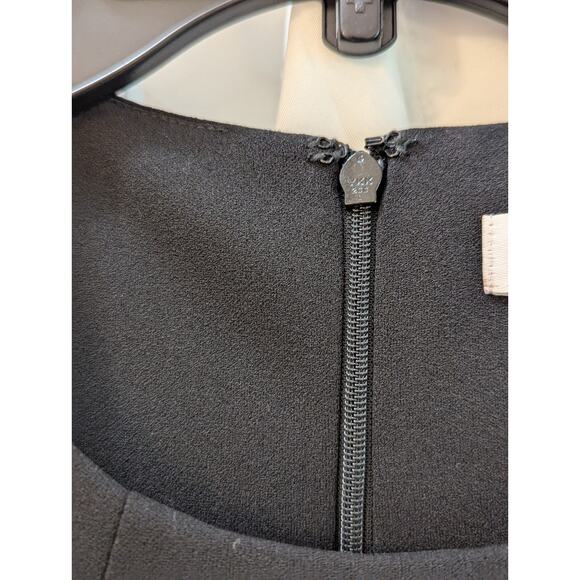 Calvin Klein Black Size 4 Sleeveless Scoop Neck Sheath Dress w/Side Logo Details - Picture 4 of 16